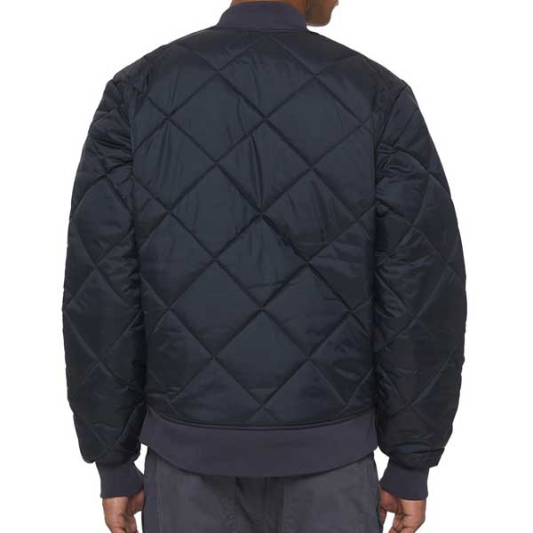 Diamond Quilted Nylon Jacket