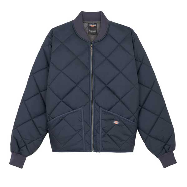 Diamond Quilted Nylon Jacket