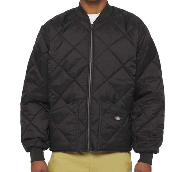 Diamond Quilted Nylon Jacket