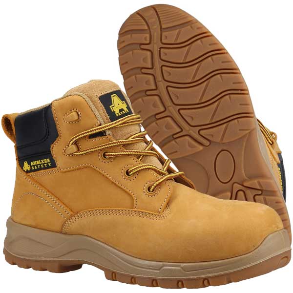  Kira As605C Midsole Ladies Safety Boots (Honey)