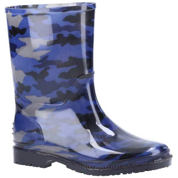 PVC Kids Wellingtons Football Rainbow [18182] (NO GTIN)