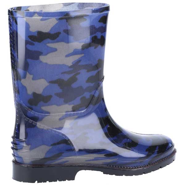 PVC Kids Wellingtons Football Rainbow [18182] (NO GTIN)