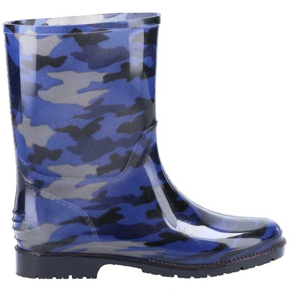 PVC Kids Wellingtons Football Rainbow [18182] (NO GTIN)