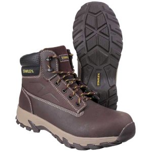 Trades Man Slip Resistant  Brown Safety Shoes